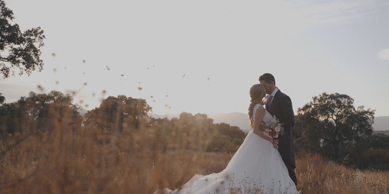 Marta y Nacho, fotograma de su vídeo de boda en Finca El Hormigal, Madrid